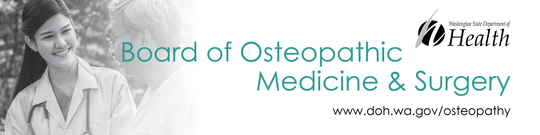 Board of Osteopathic Medicine and Surgery banner