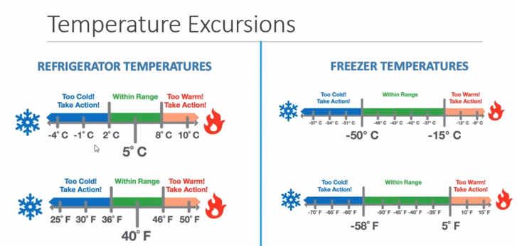 a temperature excursion definition