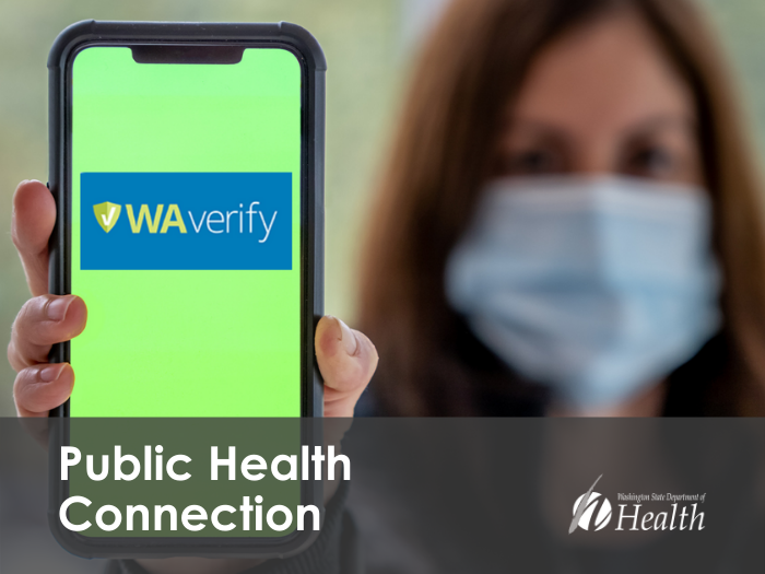 Woman holding smartphone