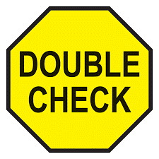 double check