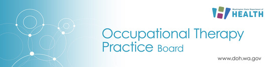Occupational Therapy Board banner