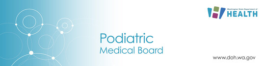 Podiatric Board banner