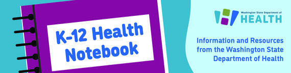 K-12 Health Notebook banner