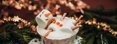 Snowman in Cocoa