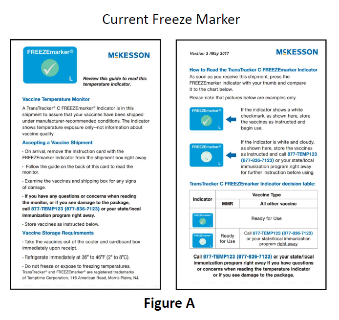 Current McKesson Freeze Marker