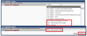 VFC Eligibility Update