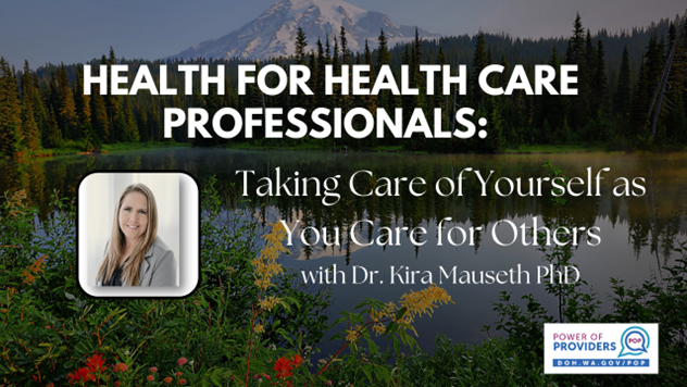 Health for health care professionals webinar