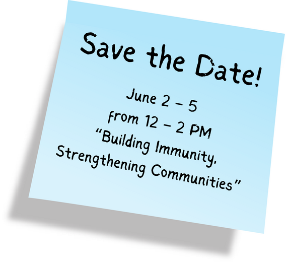 Save the date post it note