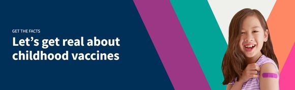 get real about childhood vaccines