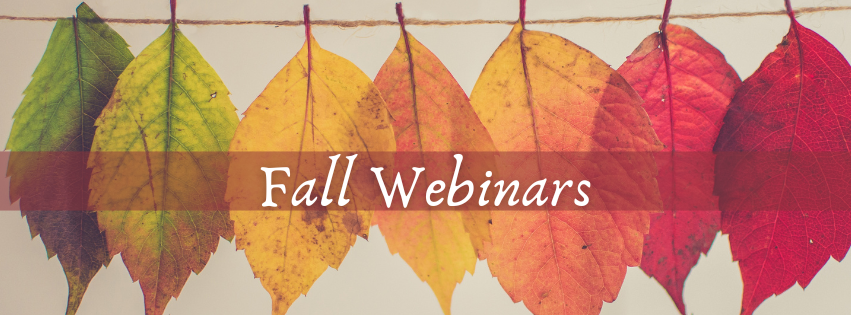 Fall Webinars 