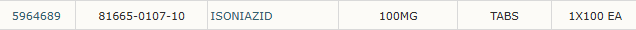 Isoniazid information