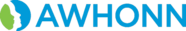 AWHONN logo of green, white, and blue face outlines