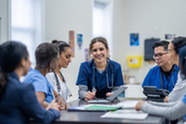 Health care team meeting