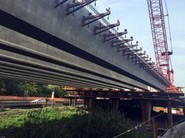 West Approach Bridge North girders