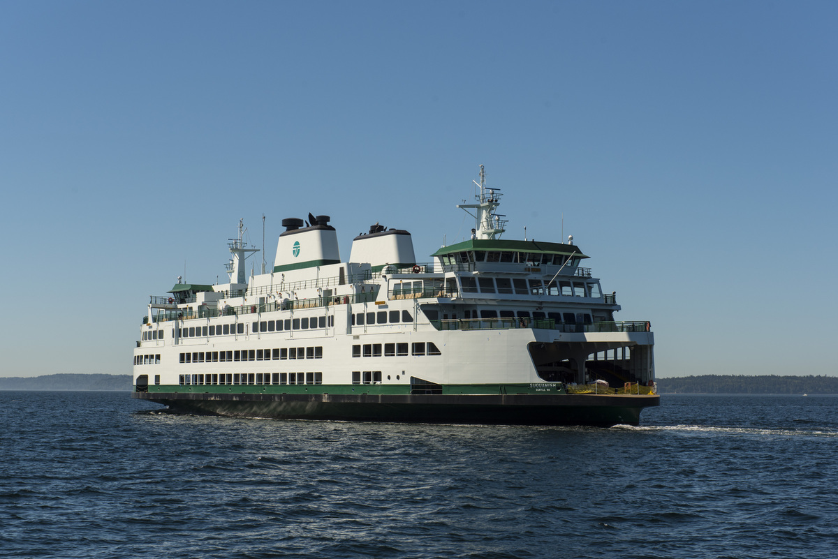 A photo of the ferry Suquamish