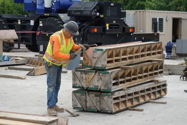 Construction crew member.