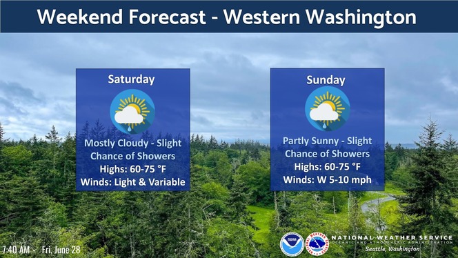 Weekend Forecast -June-uary