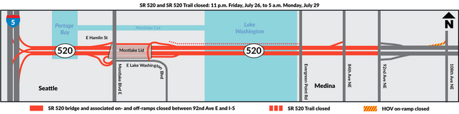 Map showing red lines for full sr 520 closure, dotted line for trail and striped orange and red for hov closuree.png