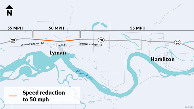 SR 20 speed limit change