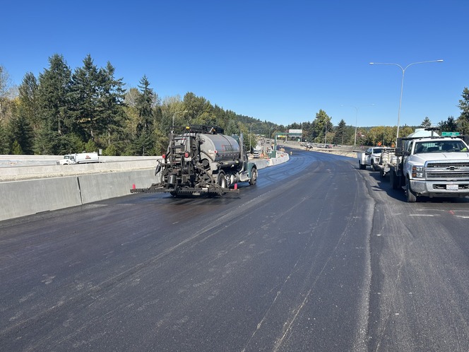 Southbound I-405 paving, Oct. 9-12