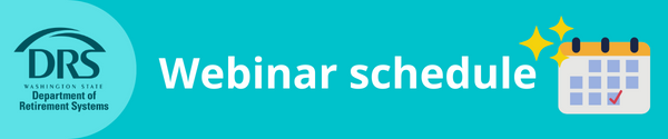 Webinar schdule