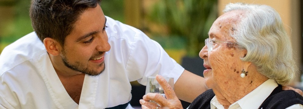 Caregiver and Client