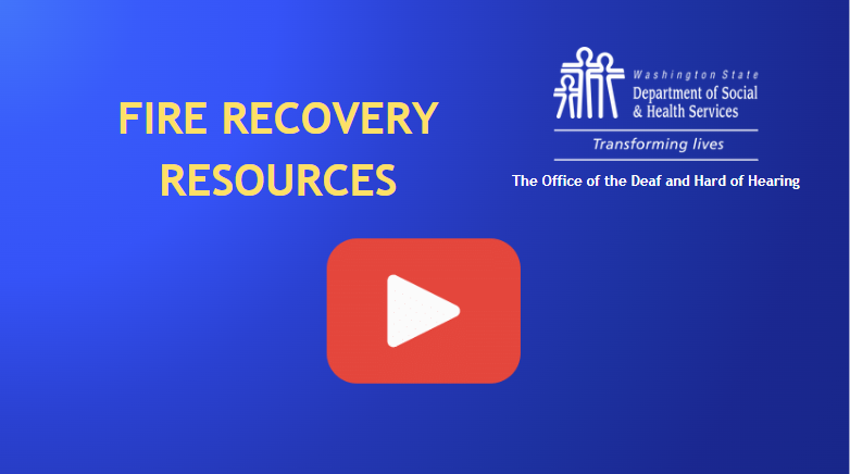 Eastern Washington Fire Recovery Resources