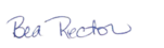 Bea Rector Signature
