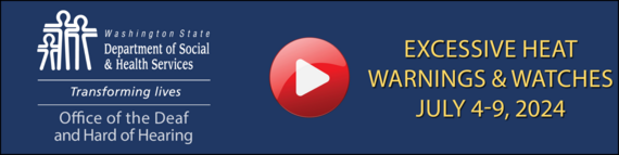 Excessive Heat Warnings and Watches: July 4 to July 9