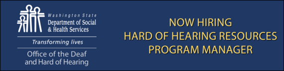 Hard of Hearing Resources Program Manager