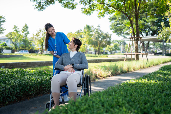 Caregiver and client