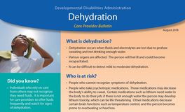 dehydration bulletin photo