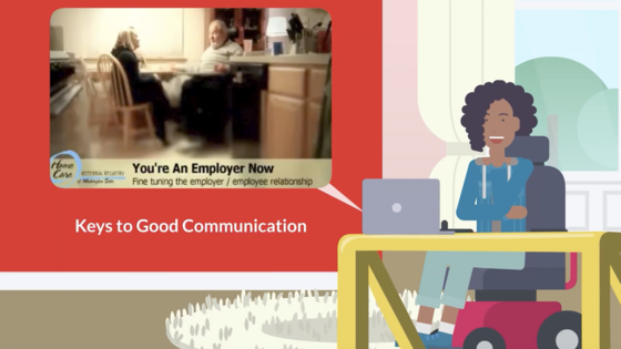 Caregiver Management Resources Video Scene