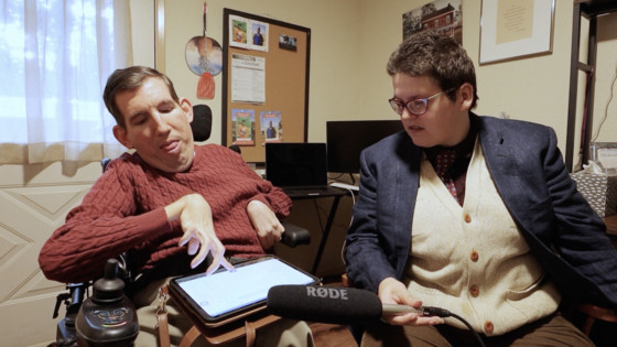 Ivanova interviews Shawn about the right to access information about services.