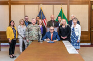 signing of the Military Spouse Employment Act (House Bill 1009) to support employment for military spouses in our state