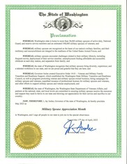 PROCLAMATION - Military Spouse Appreciation Month 2023