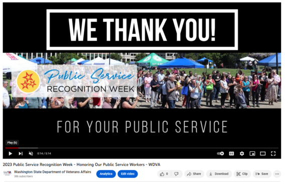 public service recognition week video