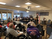 Veterans Day program at the Spokane veterans home 