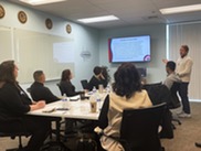 WDVA Staff and Partners in a meeting