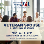 Veteran Spouse Listening Session Flyer