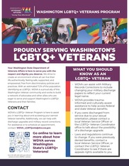 LGBTQ+ Veterans Flyer