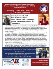 WVAC Lunch & Learn Flyer