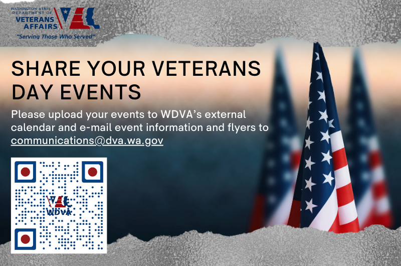 Submit Veterans Day Events now