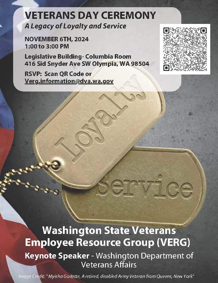 VERG Veterans Day Event Flyer