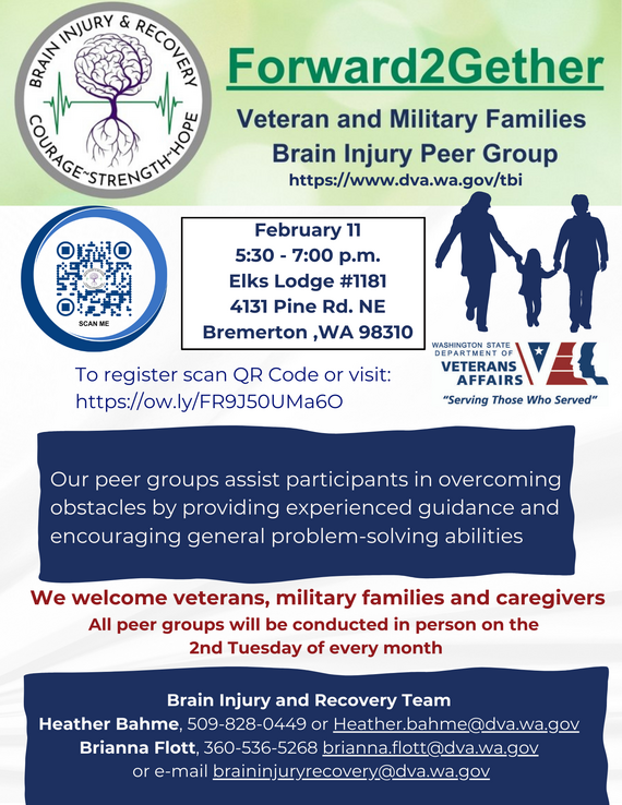 Brain Injury and recovery Peer group flyer