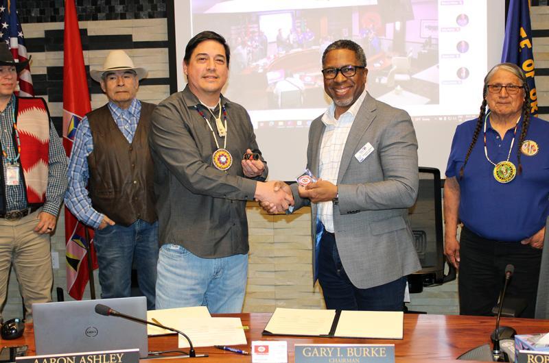 Confederate Tribes of the Umatilla Indian Reservation MOUS Signing with WDVA
