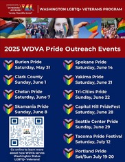 2025 Pride Month LGBTQ+ Outreach Events