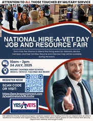 YES VETS National Hire A Vet Job and Resource fair