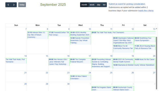 September Calendar
