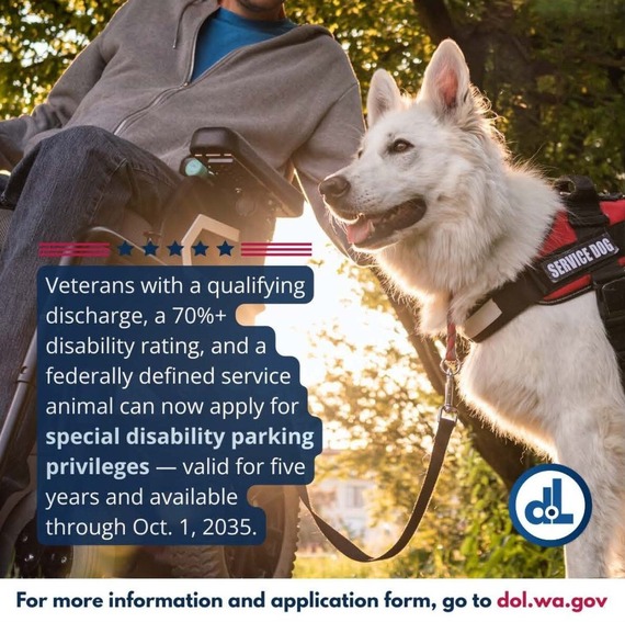 Disabled veteran parking